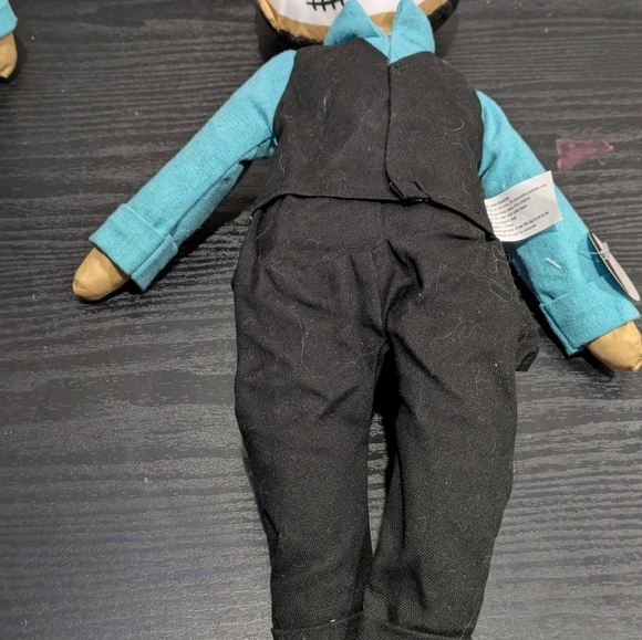 Debi Lilly Skeleton Plush Toy with Black and Blue Outfit 20 Inches Tall - Picture 4 of 9